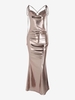 Maxi Robe de Soirée Métallisée sans Dos S D