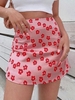 Mini Jupe à Imprimé Fleur S Multi a