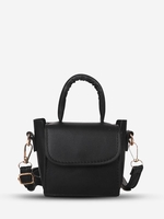Mini Sac à Bandoulière Lisse en Couleur Unie