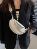 Mini Sac à Bandoulière Zippé avec Fausse Perle