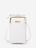 Mini Sac à Bandoulière Zippé Portable en Métal