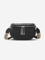 Mini Sac à Bandoulière Zippé Rayé