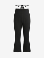 Pantalon à Fente Élevée de Grande Taille Bande Adhésive