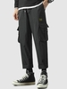 Pantalon 7 / 8 Cargo à Cordon de Serrage avec Multi-Poches Xs Noir