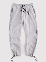Pantalon Antique à Jambes Larges M Gris