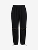 Pantalon aux Genoux avec Fermeture Éclair et à Jambes Larges de Grande Taille