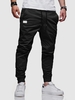 Pantalon avec Poches Patch à Cordon L Noir