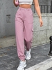 Pantalon Cargo à Pieds Etroits avec Poche à Rabat S Rose clair