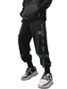 Pantalon Cargo Applique Contrasté Détaillé à Cordon Vêtement Technique Streetwear L Vert profond