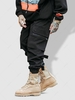Pantalon Cargo de Jogging Boucle et Multi-Poches Design Xs Noir naturel