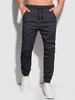 Pantalon Cargo de Jogging en Couleur Unie avec Multi-Poches à Cordon M Noir