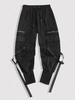 Pantalon Cargo Multi-Poches à Pieds Etroits Vêtement Technique 2xl Noir