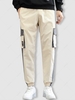 Pantalon Cargo Panneau en Blocs de Couleurs Vêtement technique Xl Blanc chaud