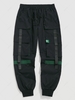 Pantalon Cargo Patch Contrasté Vêtement Technique Streetwear 2xl Noir