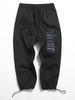 Pantalon Décontracté Court à Imprimé Lettre Réfléchissant 3xl Noir