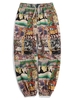 Pantalon Décontracté Peinture Jointive Imprimée M
