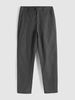 Pantalon de Bureau Fuselé avec Poches en Vichy L Gris