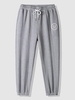 Pantalon de Jogger à Imprimé Visage Amusant Xl Gris clair