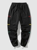 Pantalon de Jogger avec Cordon de Serrage Ruban M Noir