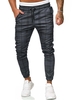 Pantalon de Jogging à Carreaux Imprimé à Cordon 2xl Gris foncé