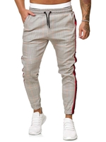 Pantalon de Jogging à Carreaux Imprimés à Cordon 2xl Multi c