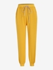 Pantalon de Jogging à Doublure en Laine à Cordon avec Poche L Jaune