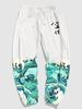 Pantalon de Jogging à Imprimé Vague D