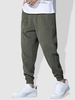 Pantalon de Jogging avec Poche à Cordon L Vert forêt noire