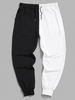Pantalon de Jogging Bicolore Xl Noir