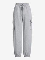 Pantalon de Jogging Cargo à Cordon Xl Gris