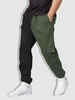 Pantalon de Jogging Cargo à Demi-Bouton Xl Noir
