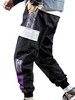 Pantalon de Jogging Cargo à Imprimé Lettre à Cordon Vêtement Technique Xs Noir