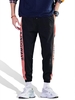 Pantalon de Jogging Décontracté Motif de Lettre en Blocs de Couleurs Xl Rouge cerise