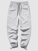 Pantalon de Jogging Décontracté Simple 3xl Gris clair