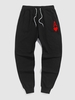 Pantalon de Jogging de Sport Motif de Carte Xxl Noir