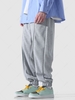 Pantalon de Jogging en Couleur Jointive à Cordon avec Poche Xs Gris foncé