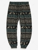 Pantalon de Jogging Flocon de Neige Cerf Imprimé en Laine 2xl Noir