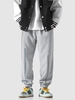 Pantalon de Jogging Géométrique avec Poche à Cordon Xl Gris foncé