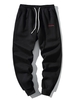 Pantalon de Jogging Lettre Brodée à Crodon S Noir