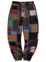 Pantalon de Jogging Long Imprimé Fleuri Jointif Xs Multi a