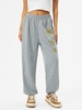 Pantalon de Jogging Soleil Graphique L Gris