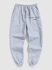 Pantalon de Jogging Sport Doublure en Molleton à Cordon Motif Lettre C