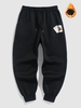 Pantalon de Jogging Thermique à Imprimé Poker D