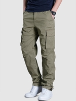Pantalon de Jongging Cargo à Cordon Streetwear Xl Vert profond