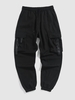 Pantalon de Jongging Cargo Boucle avec Poches à Cordon Xs Noir