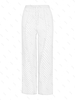 Pantalon de Plage Au Crochet en Tricot à Cordon S Blanc