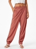 Pantalon Fuselé Plissé Détaillé avec Poche M Rose clair