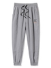 Pantalon Lettre Brodée à Pieds Etroits 2xl Gris