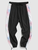 Pantalon Teinté Imprimé 2xl Noir