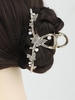Pince à Cheveux Motif Papillon en Perles Fantaisies et Strass